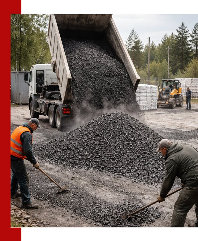 Доставка и продажа асфальтного гранулята в Тольятти