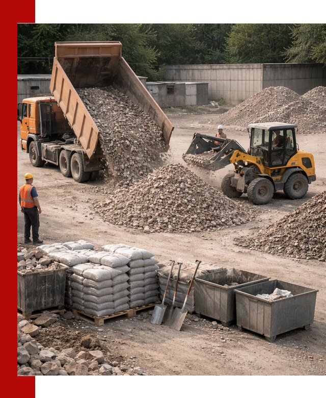 Вторичные материалы для отсыпки в Тольятти — поставка и доставка