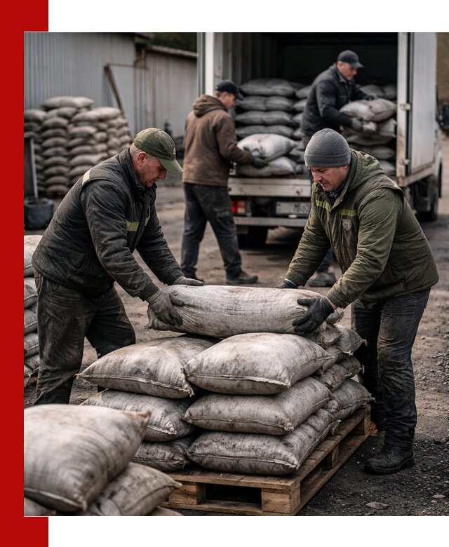 Доставка угля в мешках по выгодным ценам в Тольятти