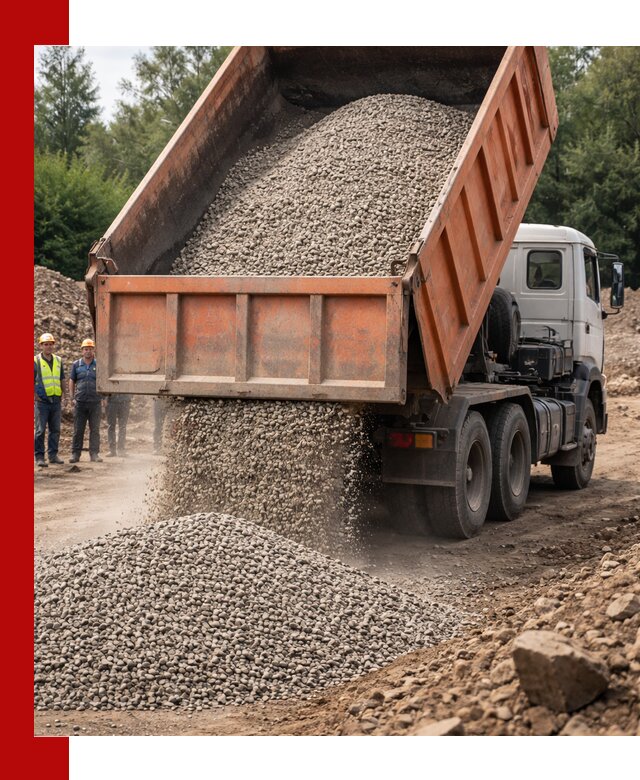 Доставка сыпучих материалов самосвалом в Тольятти быстро и надежно