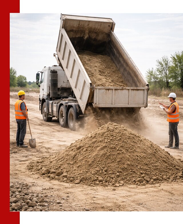 Доставка самосвалом 15 кубов в Тольятти за город и по городу