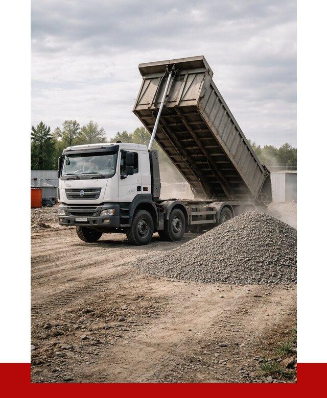 Доставка самосвалом 40 кубов в Тольятти от 9308 р. | ПРОНЕРУДТля