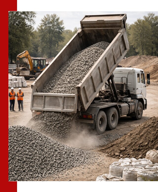 Аренда самосвала в Тольятти для доставки сыпучих и нерудных материалов