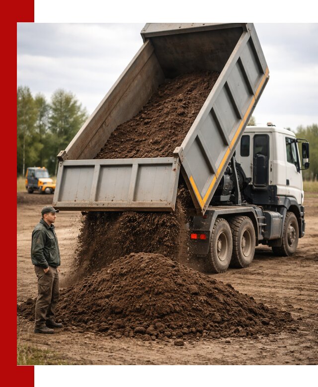 Аренда самосвала с водителем в Тольятти для сыпучих грузов и навоза