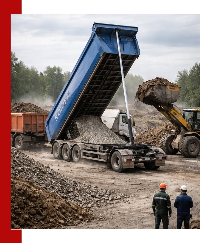 Аренда тонар 40 тонн в Тольятти с доставкой материалов