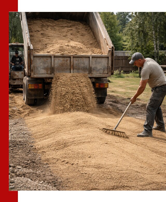 Отсыпка участка песком в Тольятти быстро и качественно