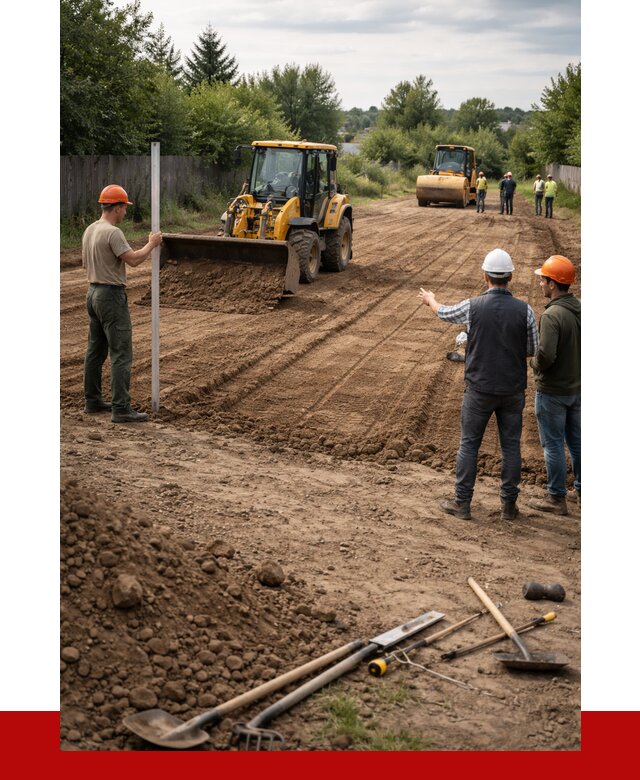 Планировка участка грунтом в Тольятти от 4654 р ПРОНЕРУДТля