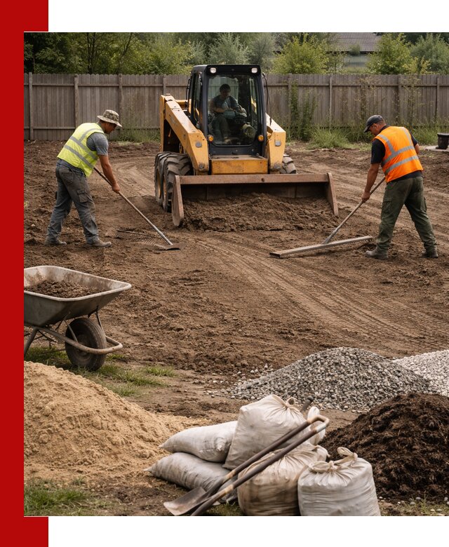 Выравнивание участка под строительство и благоустройство в Тольятти