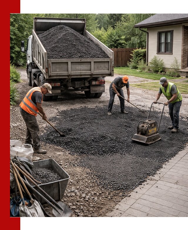 Асфальтовая крошка для двора с доставкой в Тольятти